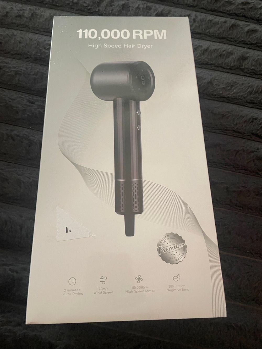Hair Dryer, 140, 000 RPM High Speed Blow Dryer for Fast Drying NWT